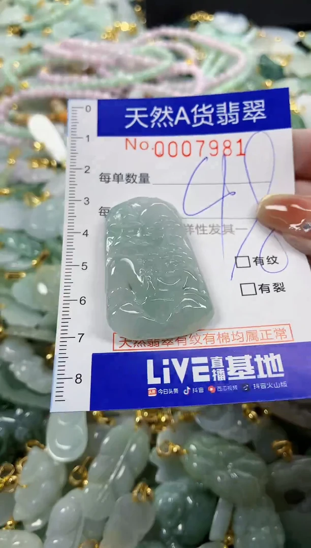 颈饰未镶嵌翡翠天然A货翡翠