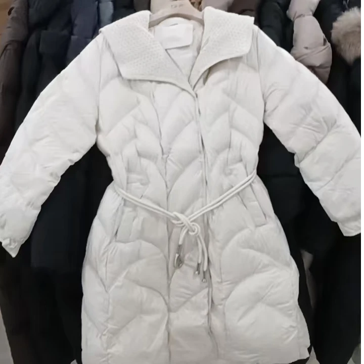 309长款收腰羽绒服