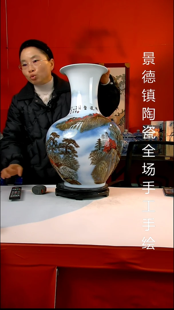 摆件陶瓷景德镇陶瓷 全场手工手绘