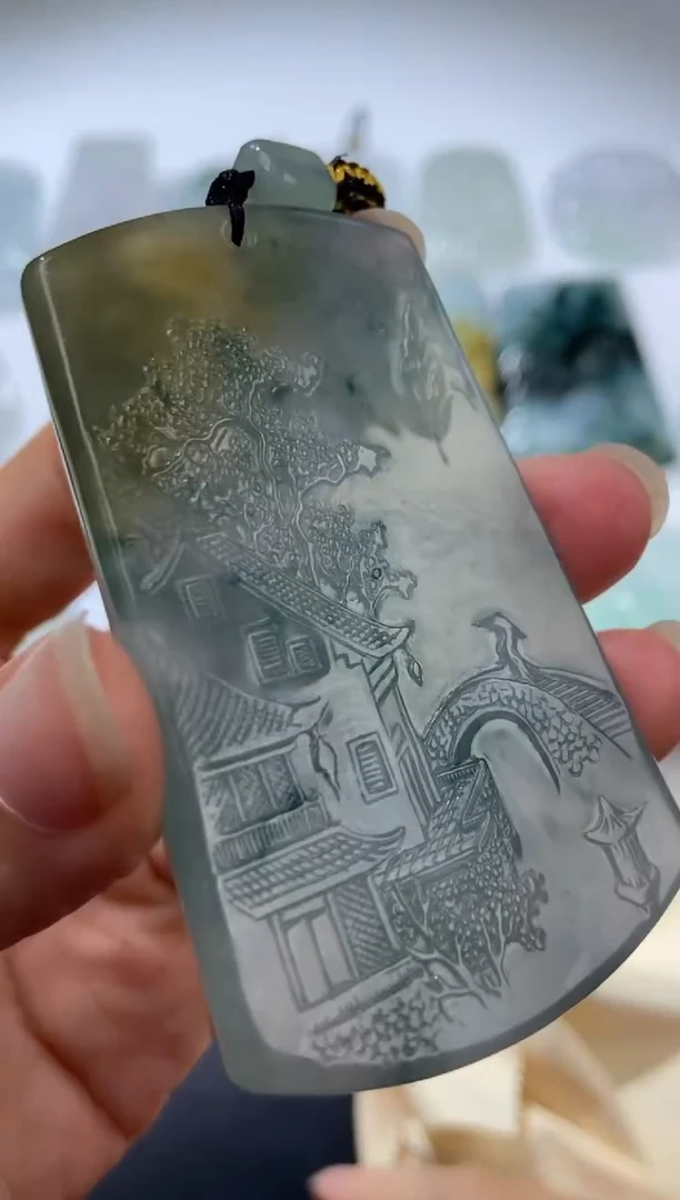 未镶嵌挂件翡翠修**性374724