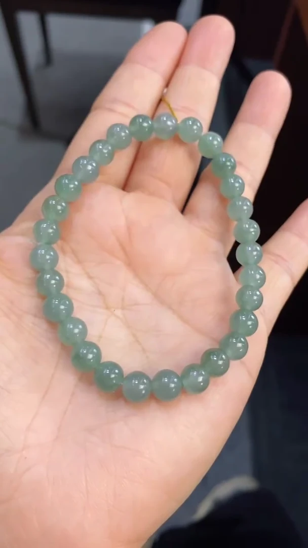 【闪购商品】翡翠手串未镶嵌6.7mm手串