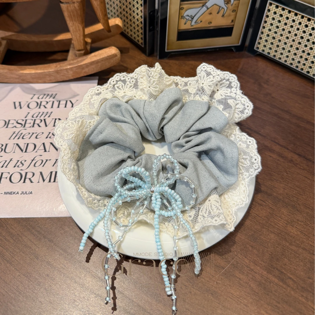 「蓝风铃」韩国25发绳发圈肠圈丸子头