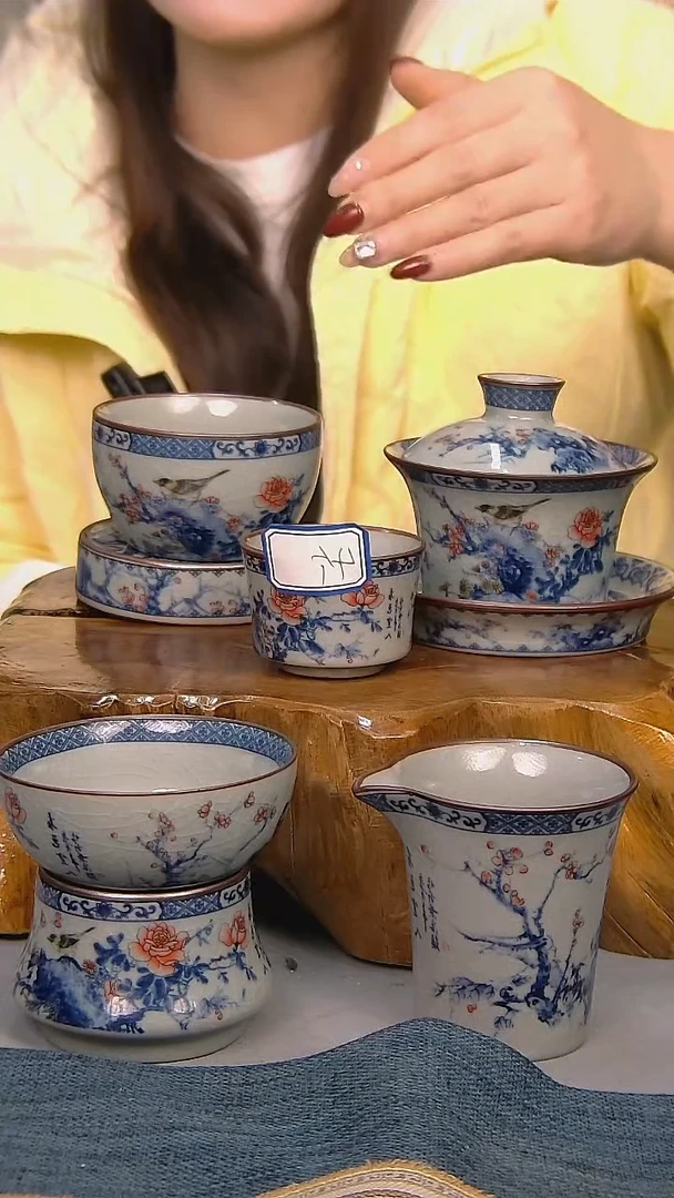 【闪购商品】简装家用款9件套 陶瓷家用茶具系列