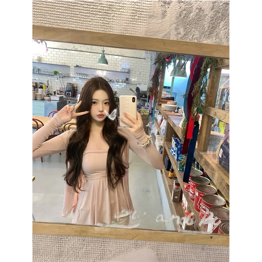 Flower 自制【温柔佳人加胸垫】气质开衫+抹胸裙两件套