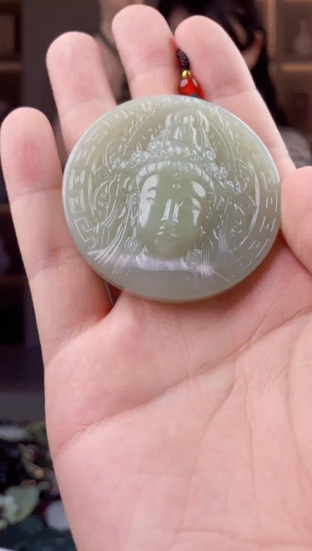 颈饰未镶嵌和田玉拍一发一，多样性发货