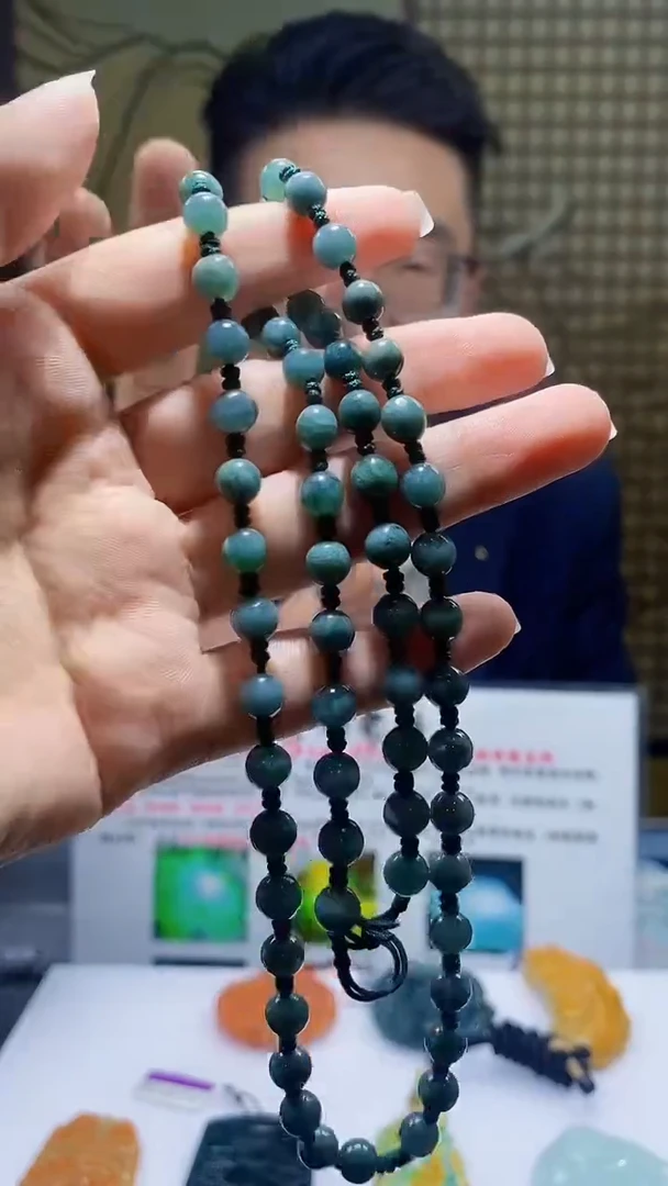 未镶嵌定制翡翠KK翡翠毛货吊坠-24