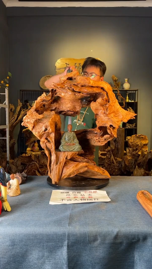 木卢师傅根艺作品（不包含人物摆件）