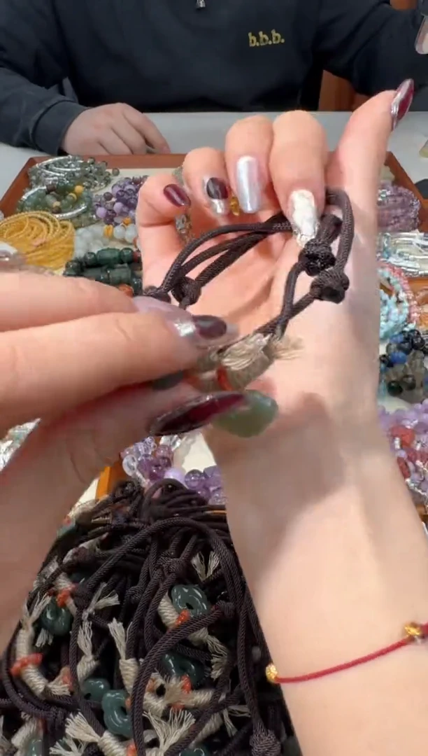 【闪购商品】和田玉手链未镶嵌E005和田玉如意编绳款