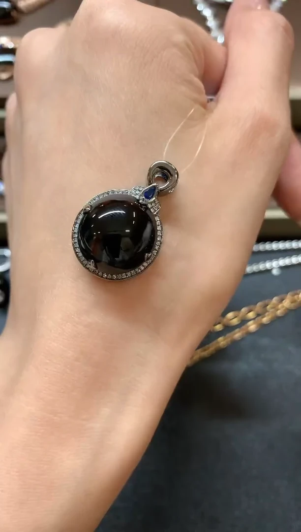 【闪购商品】翡翠吊坠(不含链)18K金镶嵌a47不退换