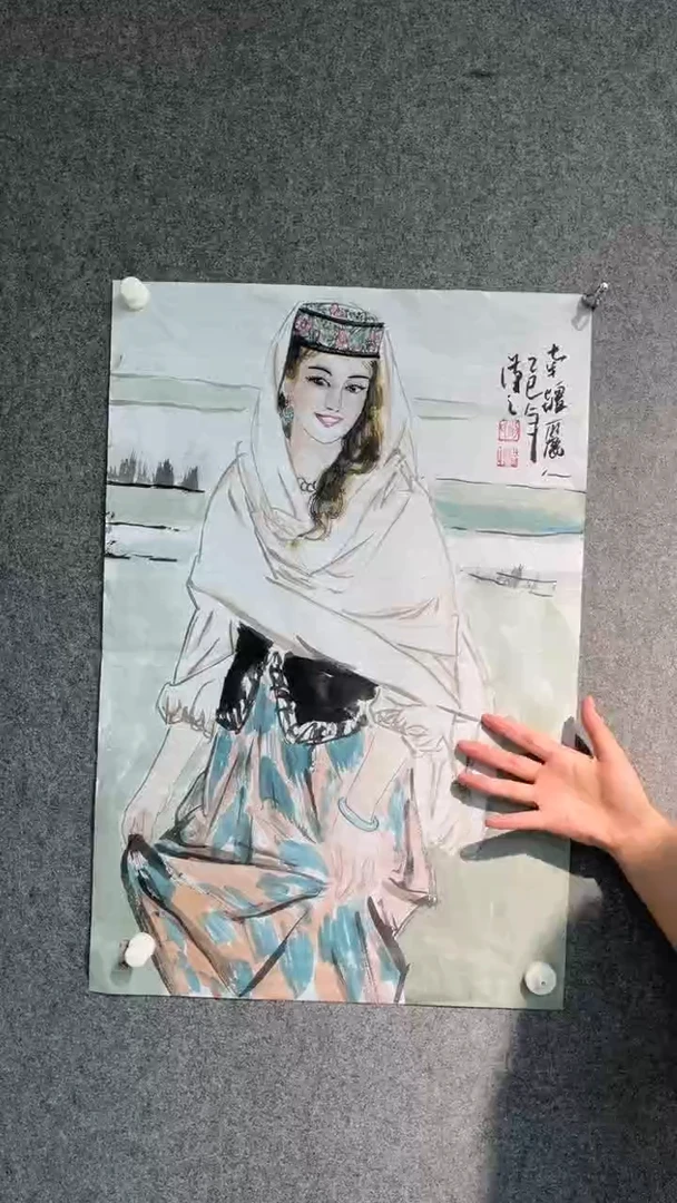 国画刘开勤老师开三