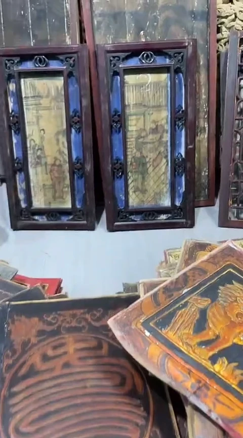 【闪购商品】香榧木一对孤品木雕400
