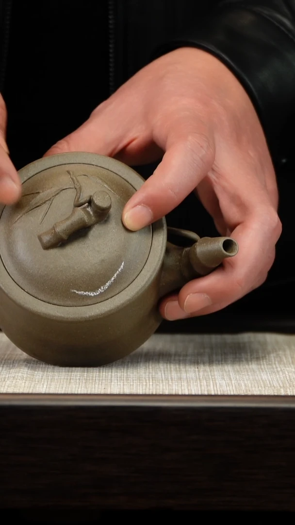 茶壶紫砂微瑕可心竹段