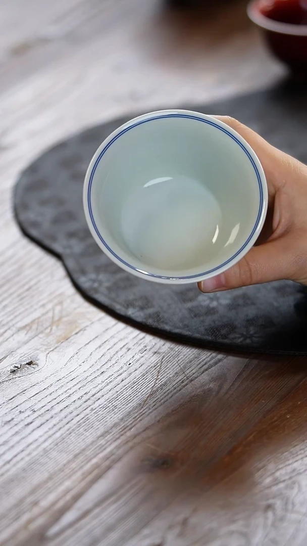 景德镇陶瓷茶器马蹄碗