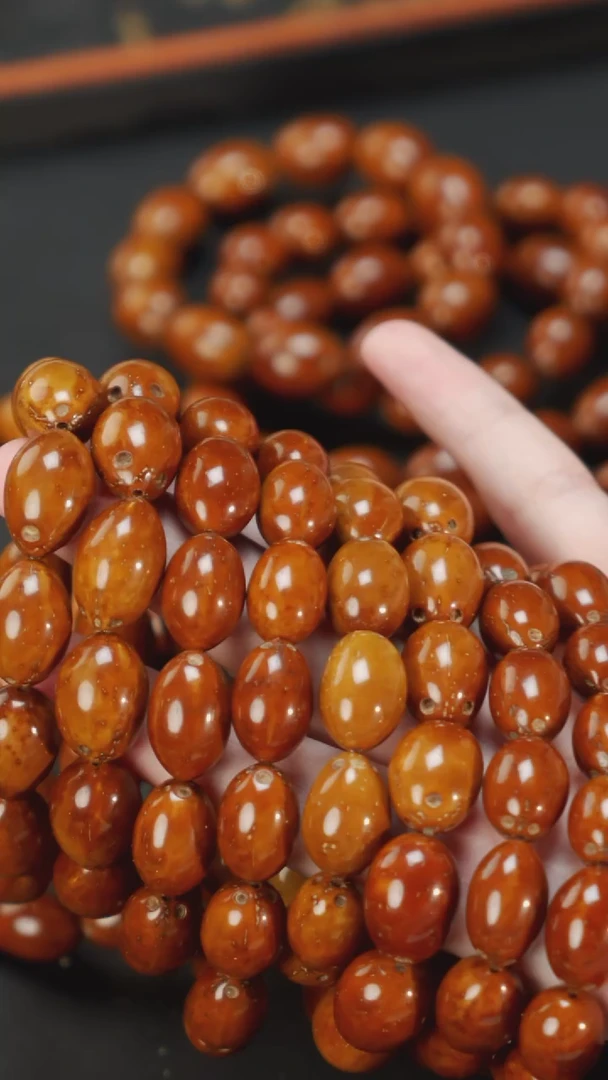 紫金鼠手串枣珠多尺寸