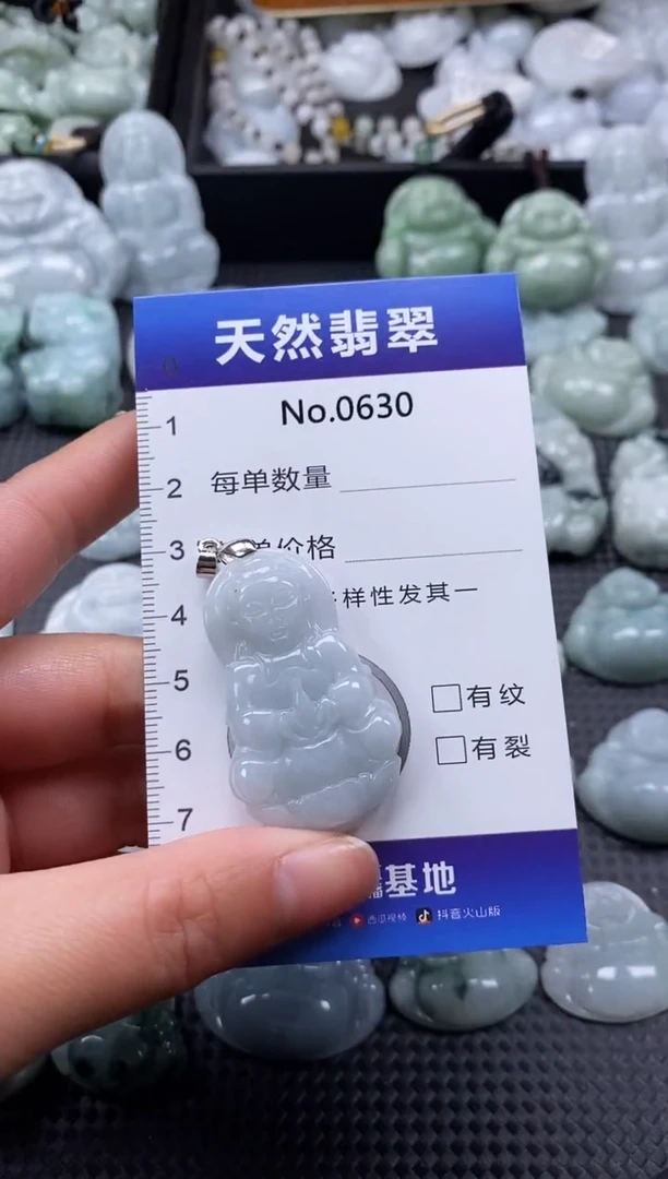 【闪购商品】翡翠颈饰未镶嵌缅甸A货翡翠0630