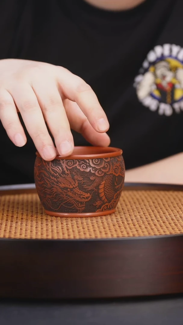 宜兴全手工紫砂杯/*