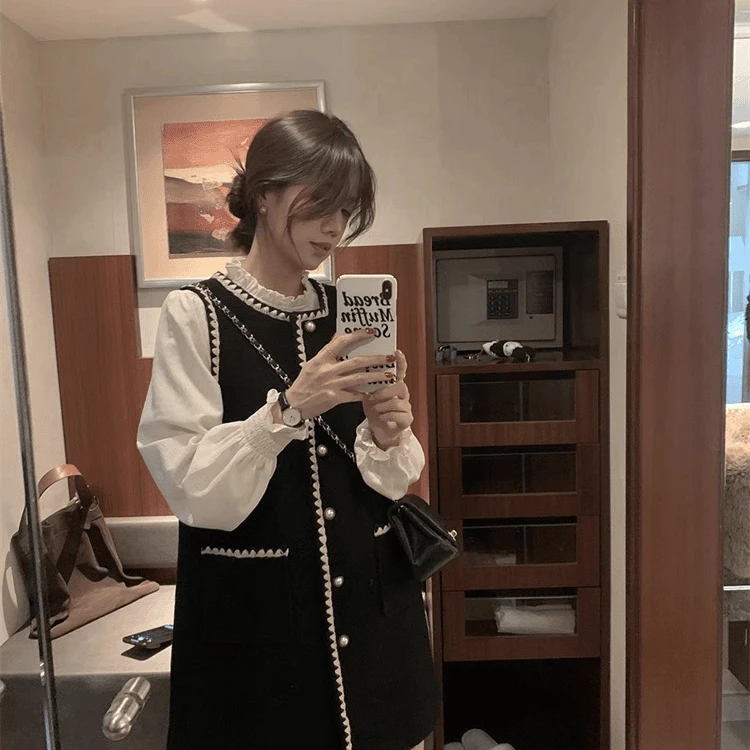 裙子时尚套装千金风小香风气质名媛套装气质针织