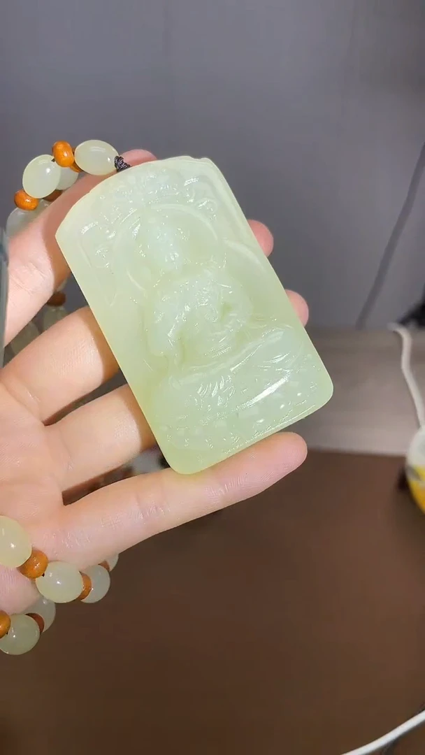 黄口双面山水观音多样性发货任意一件