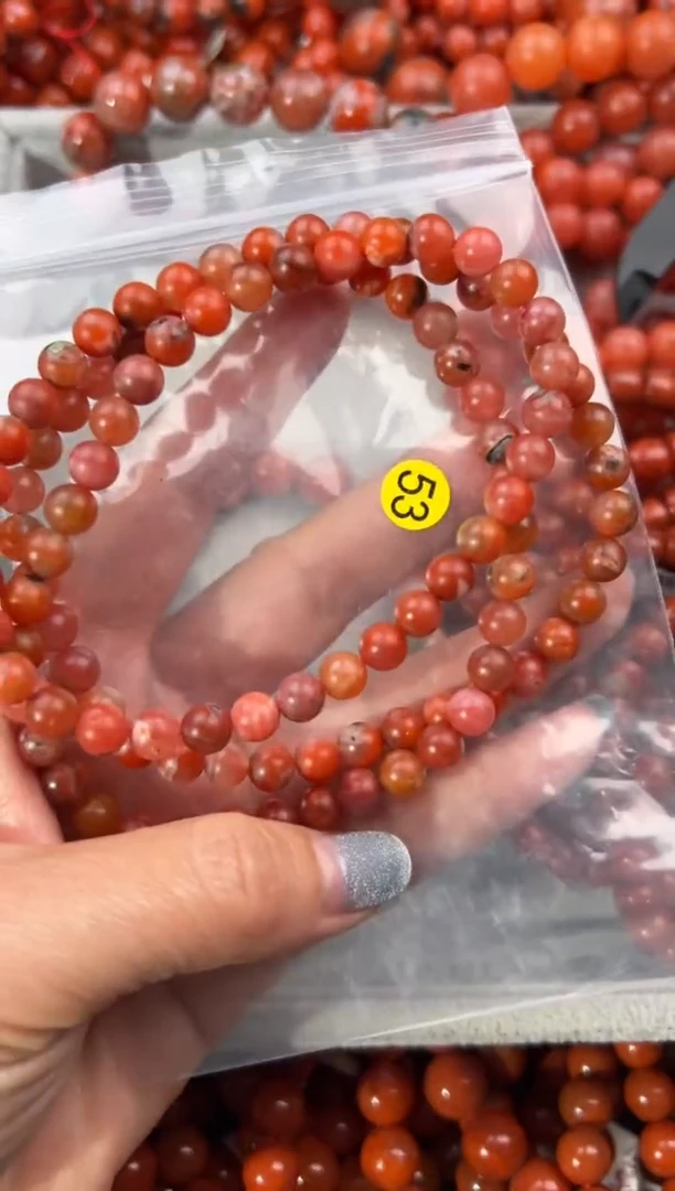 未镶嵌手串南红玛瑙6+