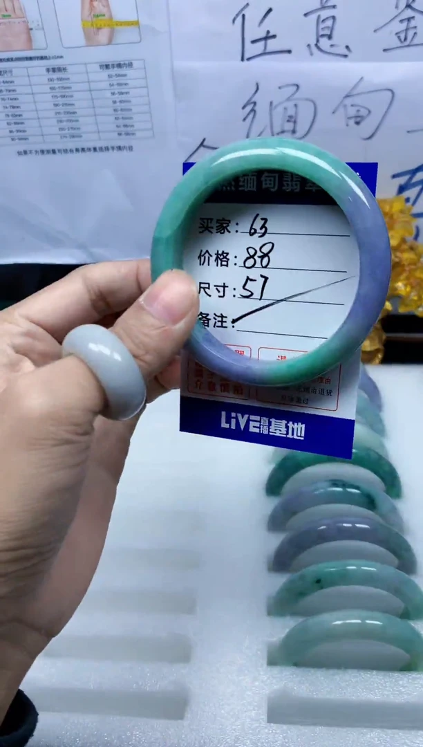 未镶嵌手镯翡翠63