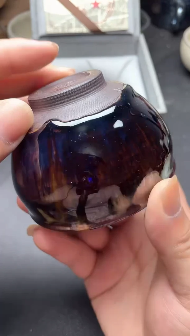茶盏带礼盒缪氏高端茶器主人杯