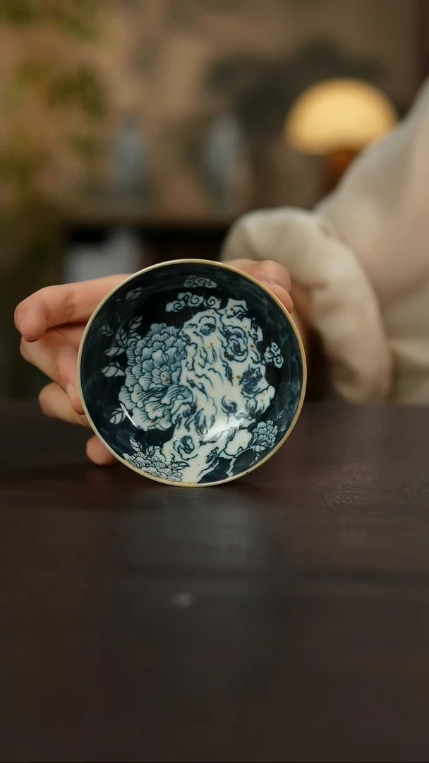 杯景德镇陶瓷杯碗柴烧多人