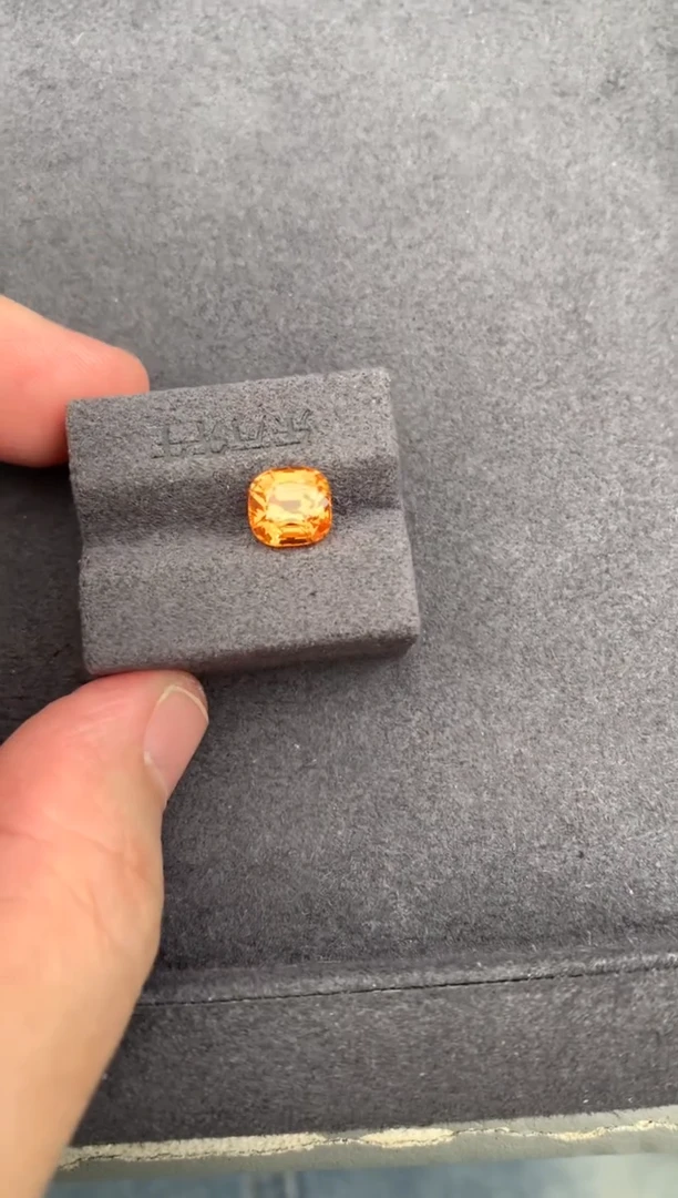 未镶嵌珠宝半成品石榴石2.68ct芬达  BH  定制