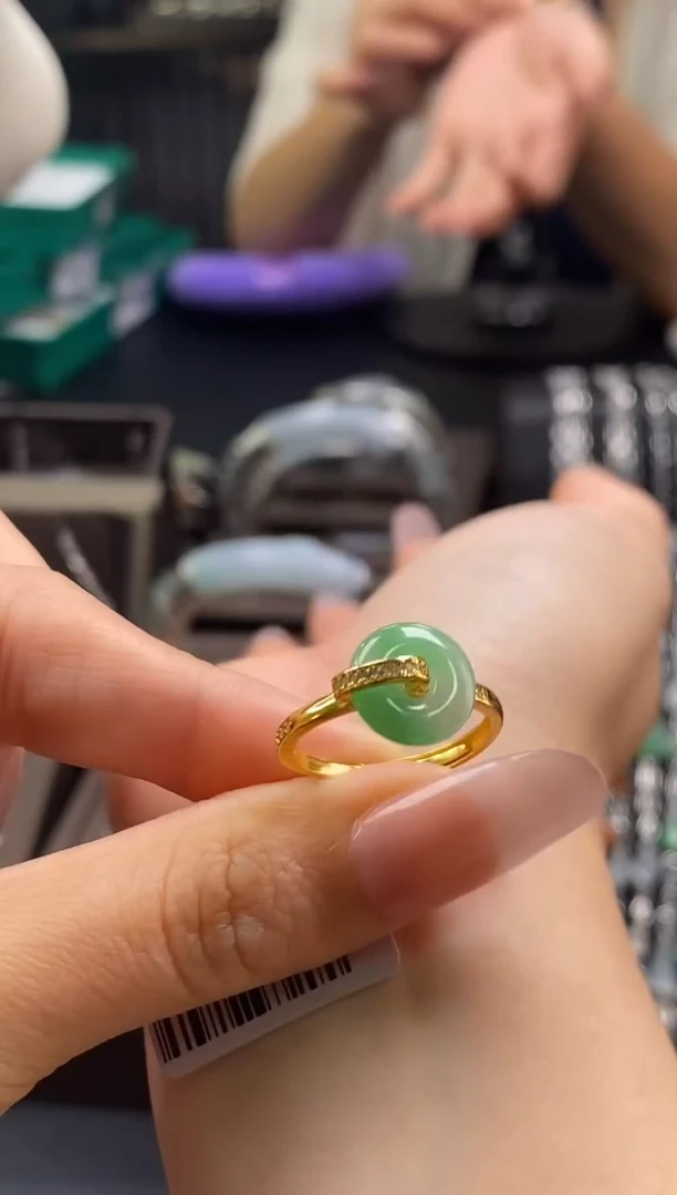 颈饰银S925镶嵌翡翠Z*17398