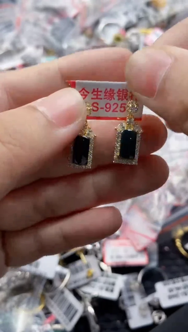 翡翠戒指银S925镶嵌1414     8