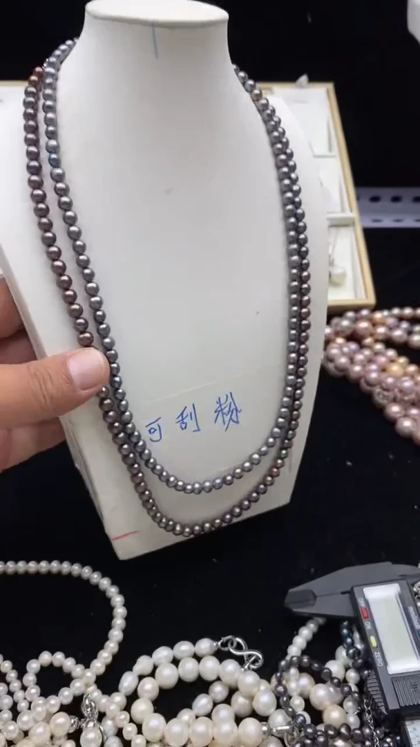 项链合金淡水珍珠1