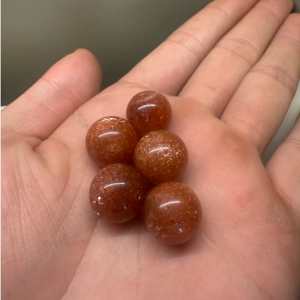 8A天然金太阳石单颗多样性发一
