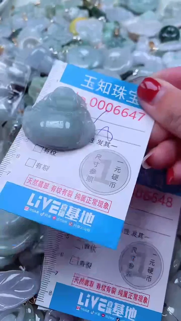 吊坠(不含链)未镶嵌翡翠6647