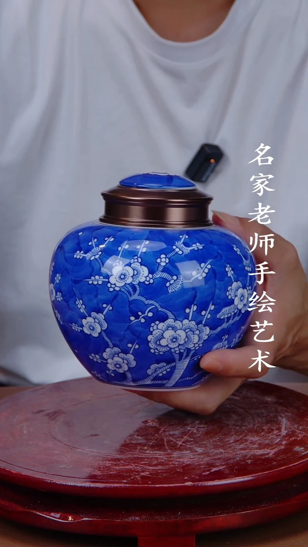 瓶景德镇手工手绘陶瓷摆件39