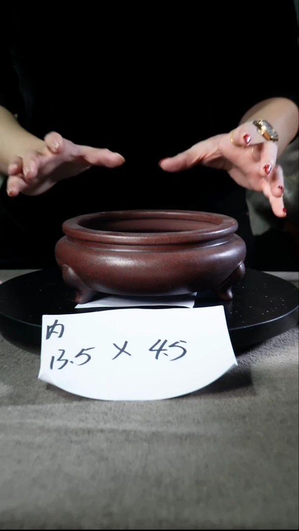 宜兴紫砂花盆小花盆