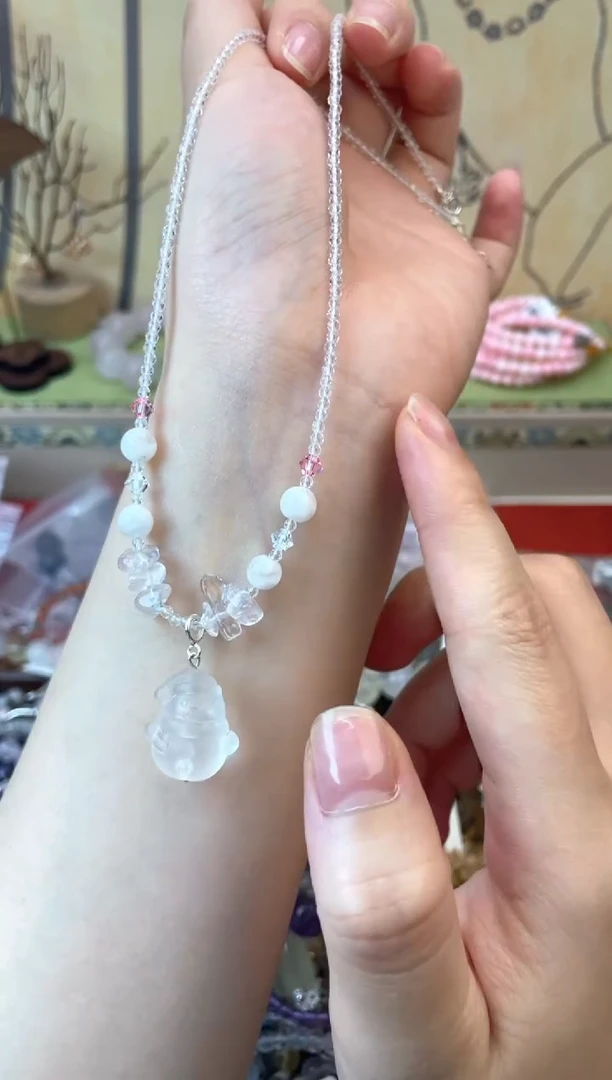 银S925镶嵌颈饰水晶466