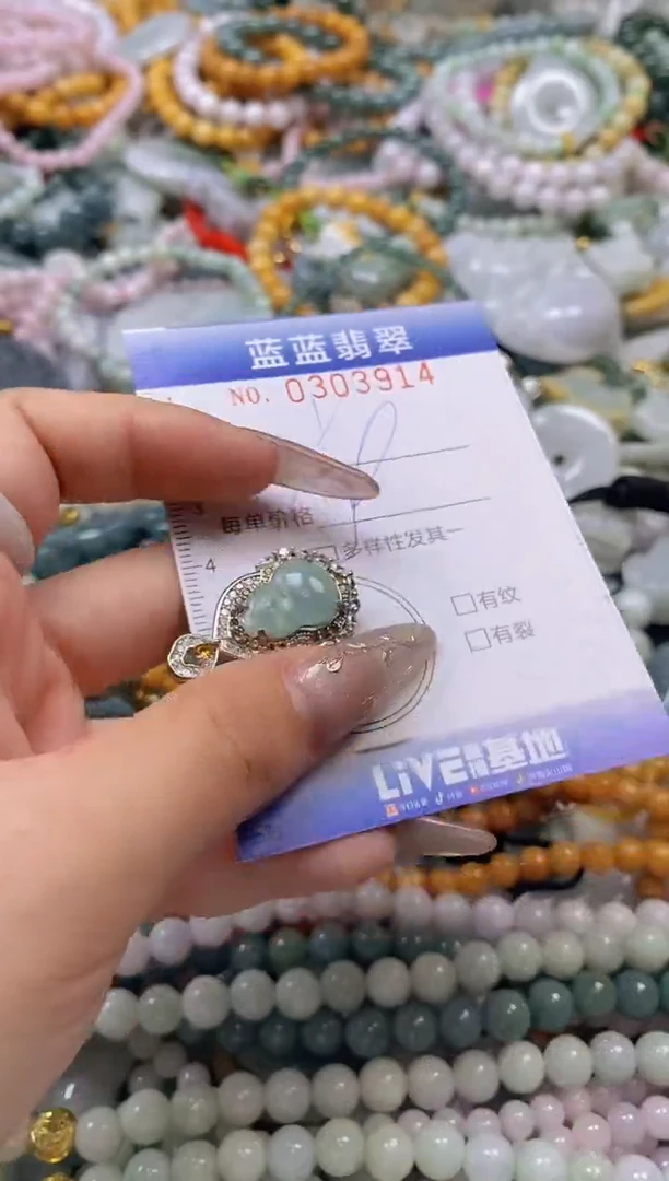 翡翠未镶嵌颈饰闪购0303914