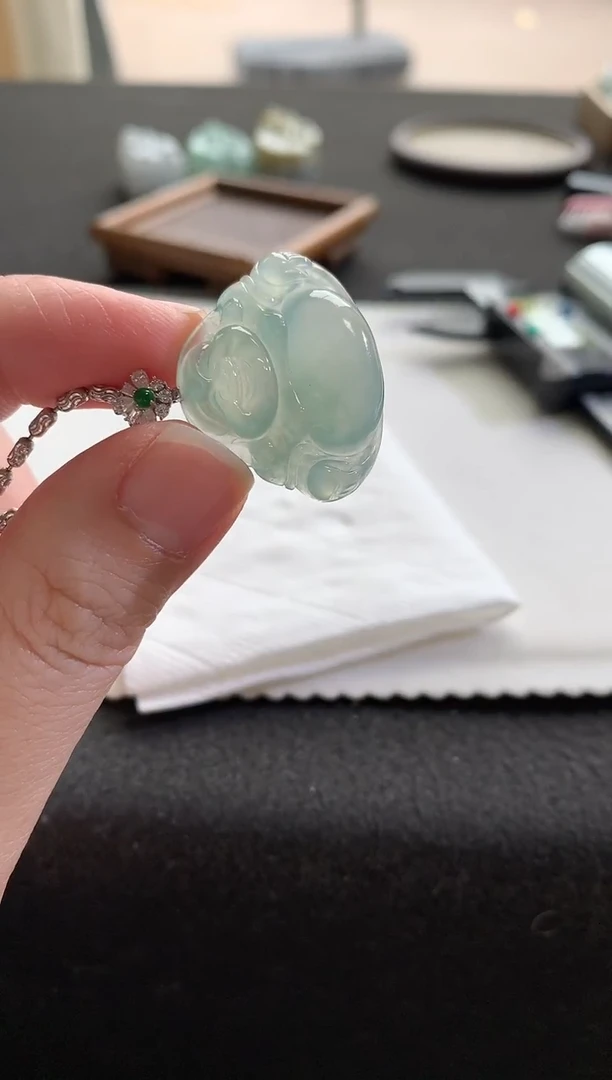 未镶嵌挂件翡翠翡翠佛公F1743-462