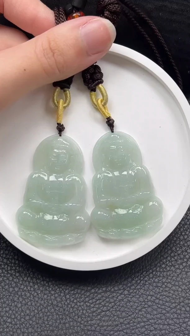 翡翠未镶嵌颈饰YM970观音多样性发1件