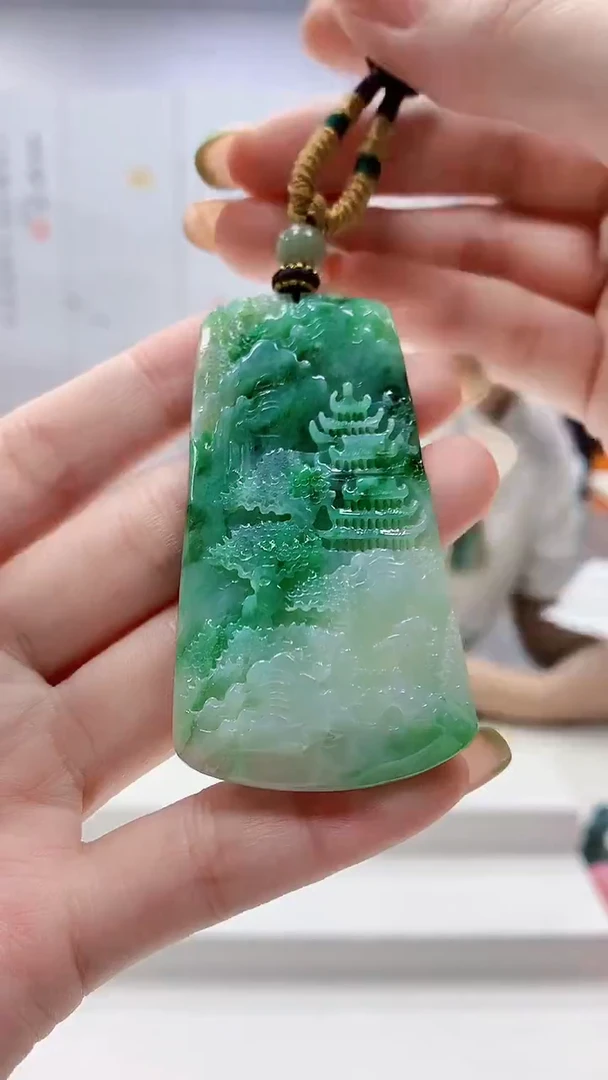 未镶嵌定制翡翠4868ry-毛货挂件199