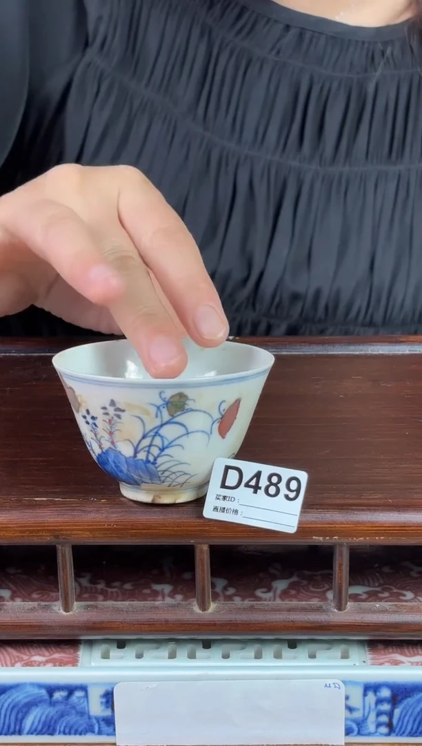 瓷片景德镇陶瓷仿古摆件D489