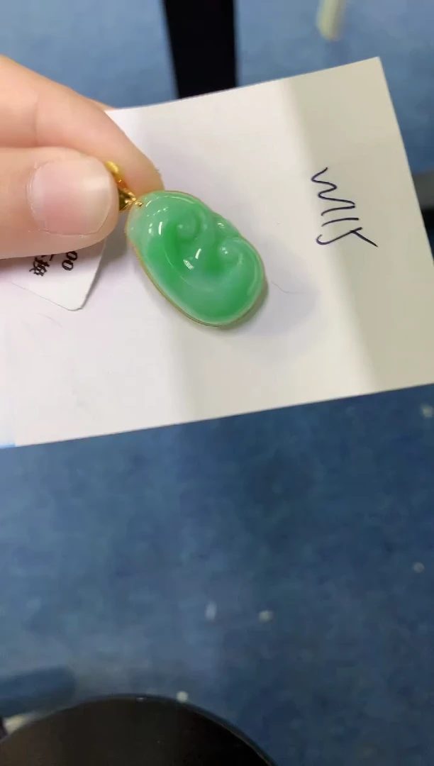 【闪购商品】翡翠颈饰18K金镶嵌000000000