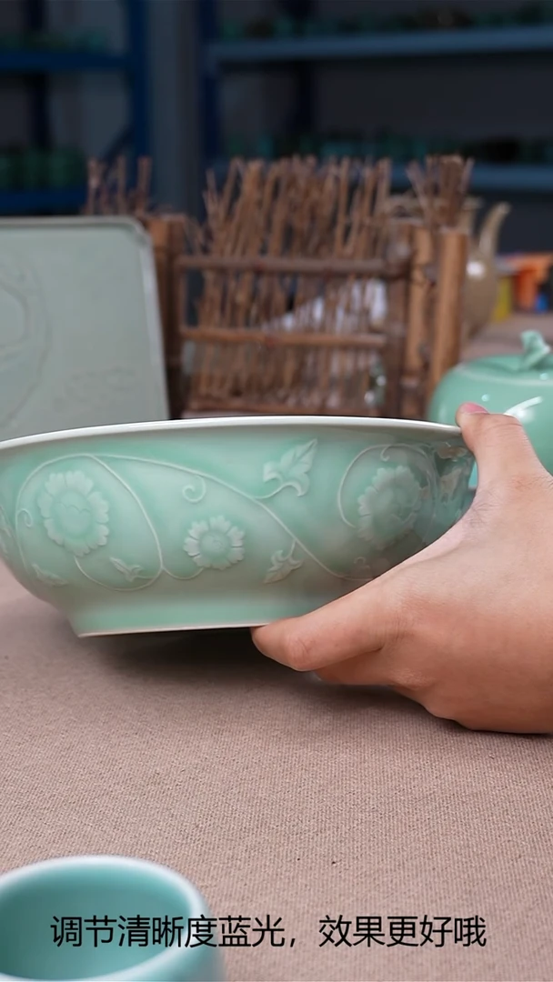 龙泉青瓷厂家直销点点关注微瑕