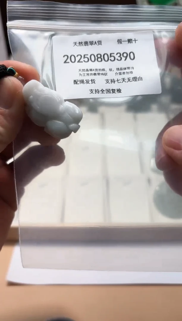 颈饰未镶嵌翡翠天然A货翡翠20250827