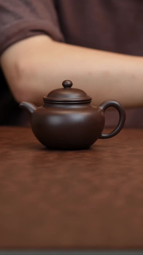 茶壶紫砂啵*景州掇球 毕业级 210CC