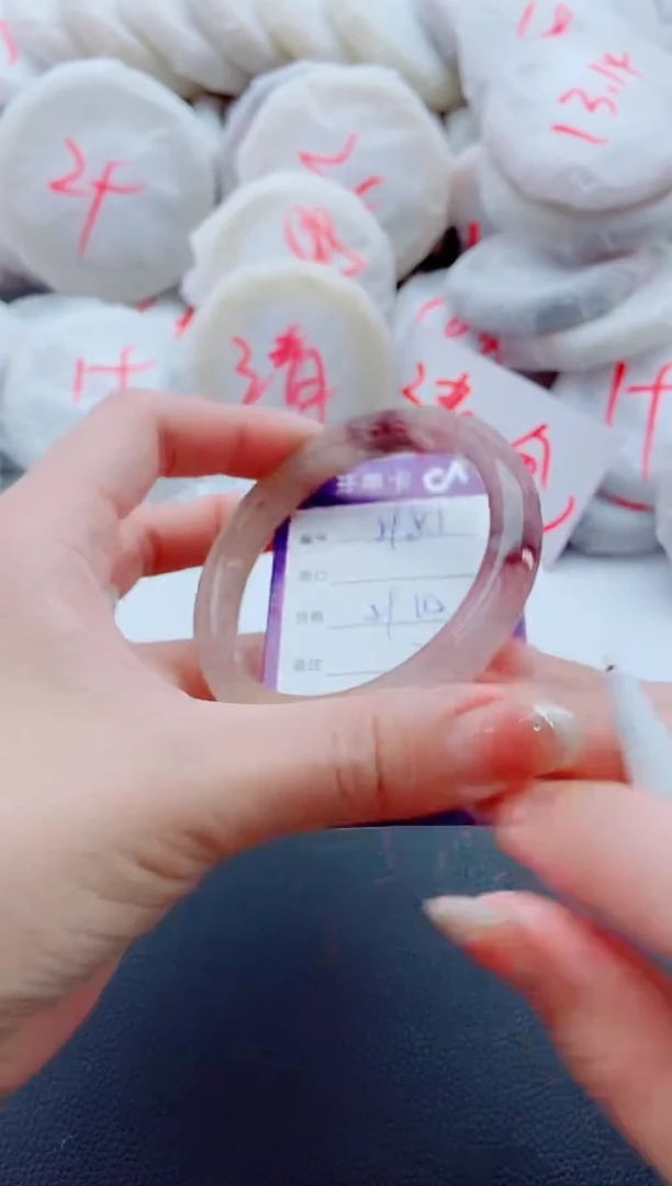 未镶嵌手镯石英质玉H81-59-60