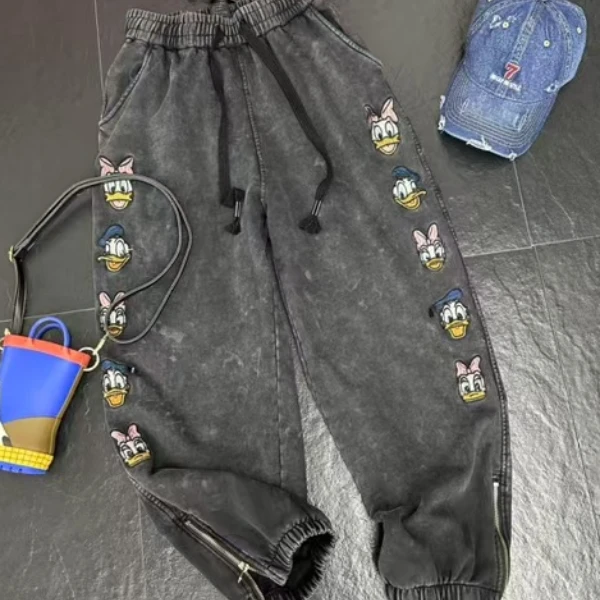 二龙欧货2店【拉链鸭子卫裤多标潮牌】Y69037