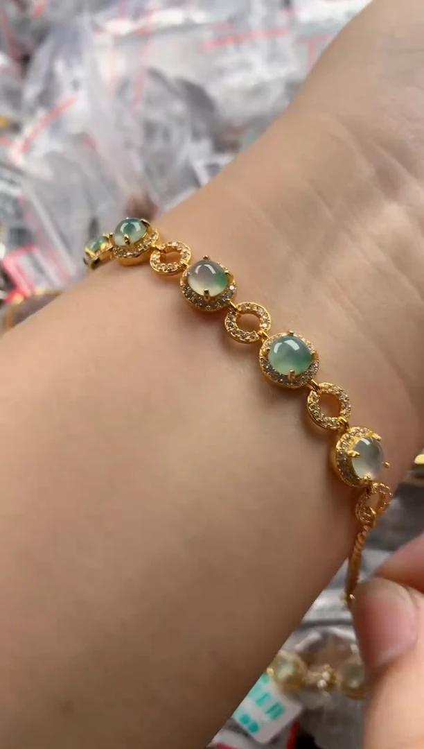 银S925镶嵌戒指翡翠333   5