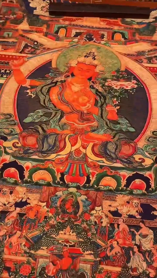 装裱画精美唐卡tk16095