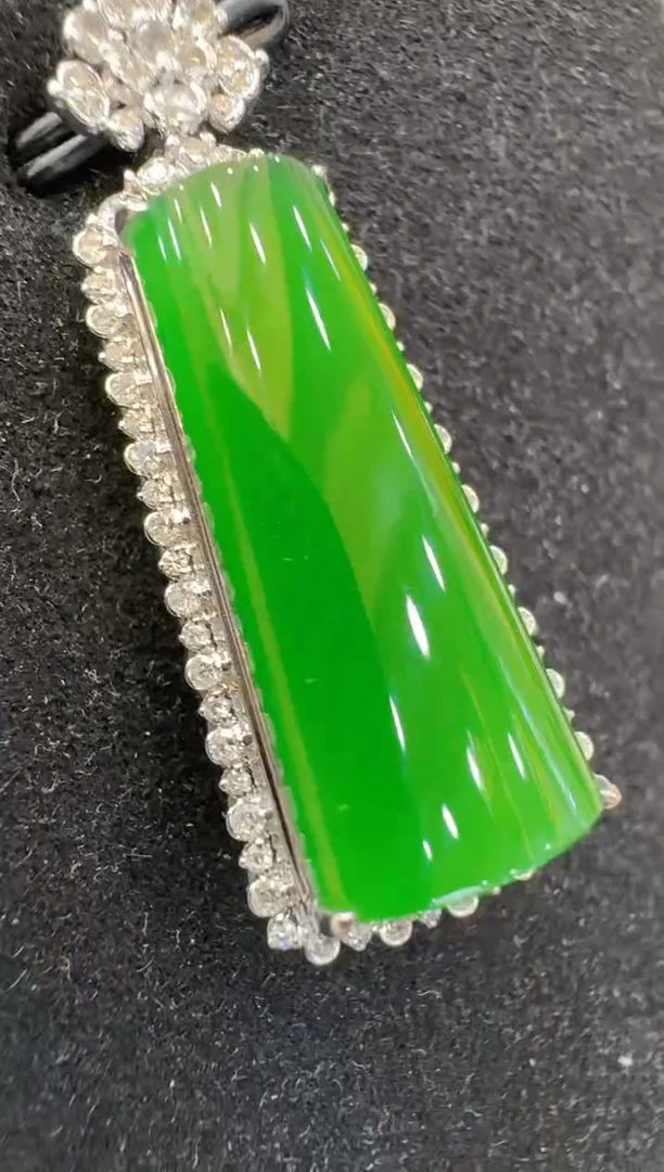 足金镶嵌手链翡翠多样性团购发一件