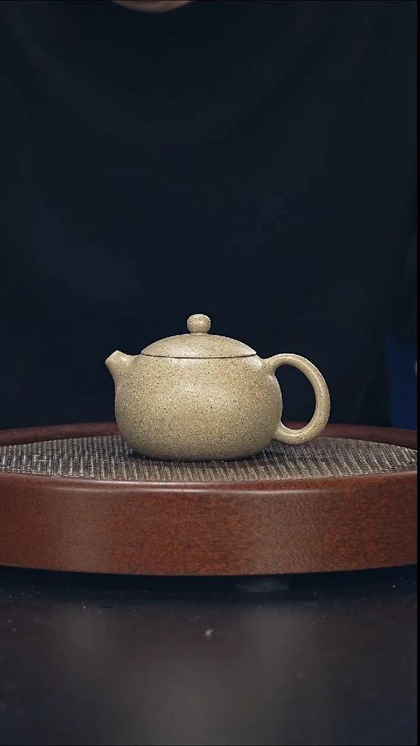 茶壶紫砂西施-黑段-全手工无添加-200cc（完美品）